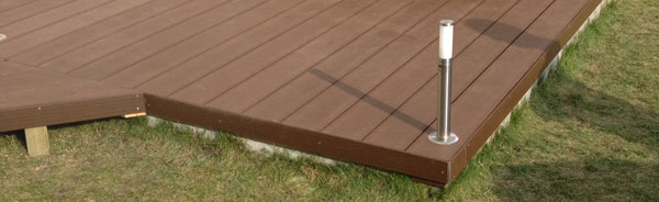 terrasse composite marron