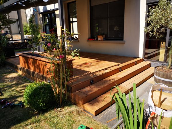 fin de chantier terrasse