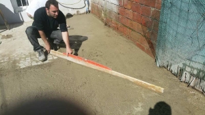 Extension d’une terrasse en béton