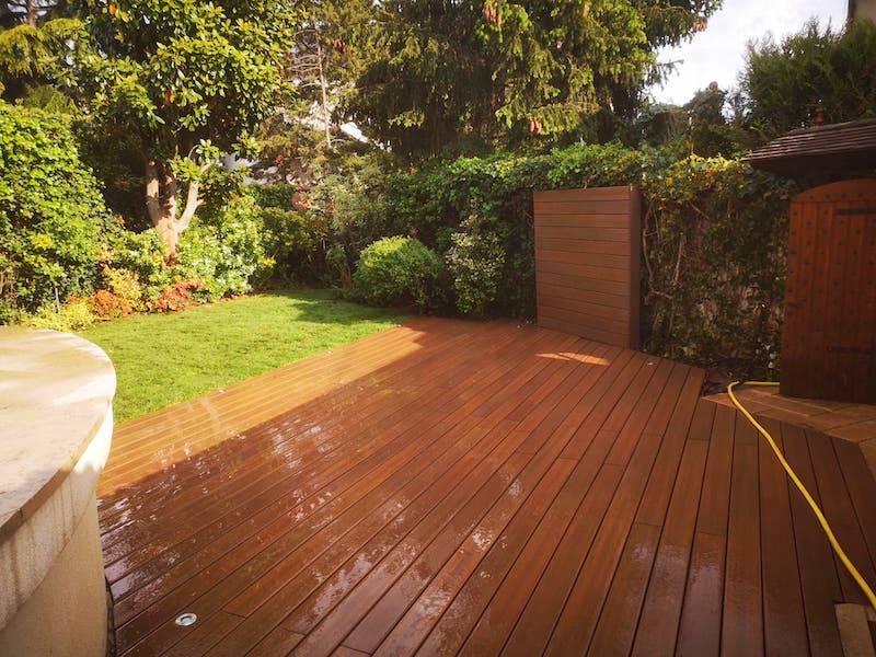 Aménagement terrasse - Pavillon Saint-Maur-des-Fossés - Aidlib amenagement jardin 94