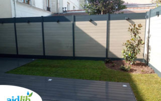 Réalisation à Asnière-sur-Seine de terrasses et bardages Fiberdeck®.